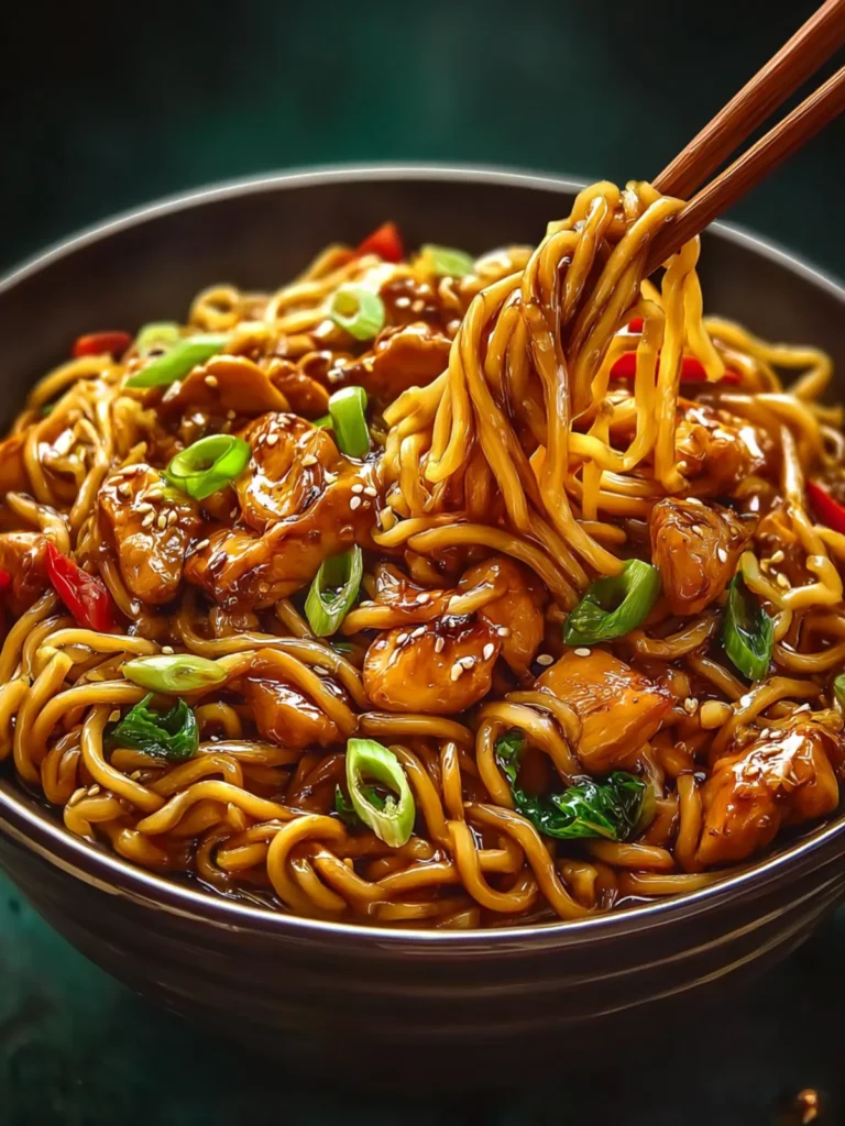 Sticky Garlic Chicken Noodles You’ll Crave Every Night First Image