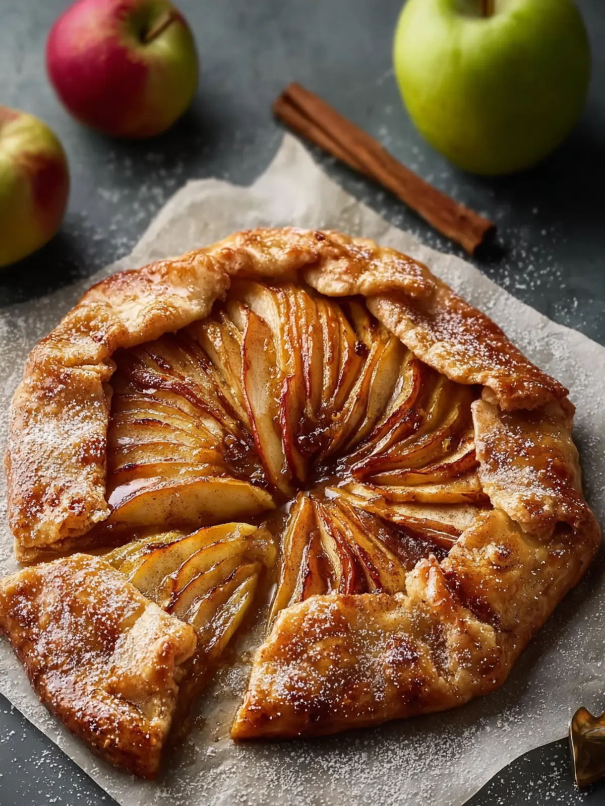 Cinnamon Honeycrisp Apple Galette First Image