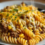 Loaded Cheddar Ranch Beef and Sweet Corn Rotini Bake: Irresistible 7-Step Comfort Dinner First Image