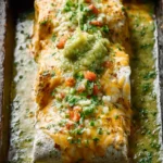Smothered Burrito Recipe with Green Chile Sauce First Image