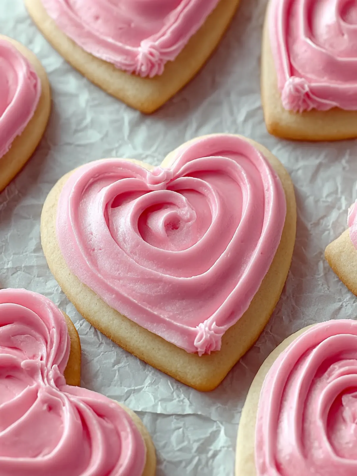 Pink Frosted Heart Sugar Cookies: 7 Foolproof Bakery-Style Secrets First Image