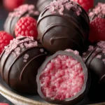 Irresistible Chocolate Raspberry Truffles Bites Recipe First Image