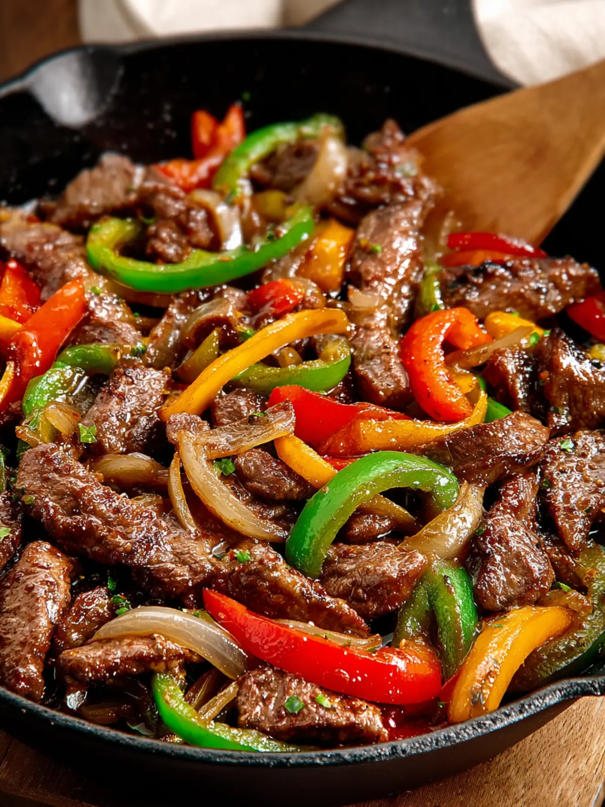 Delicious Pepper Steak Skillet: A Comforting Delight First Image