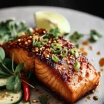Irresistible Sweet & Spicy Glazed Salmon Recipe First Image