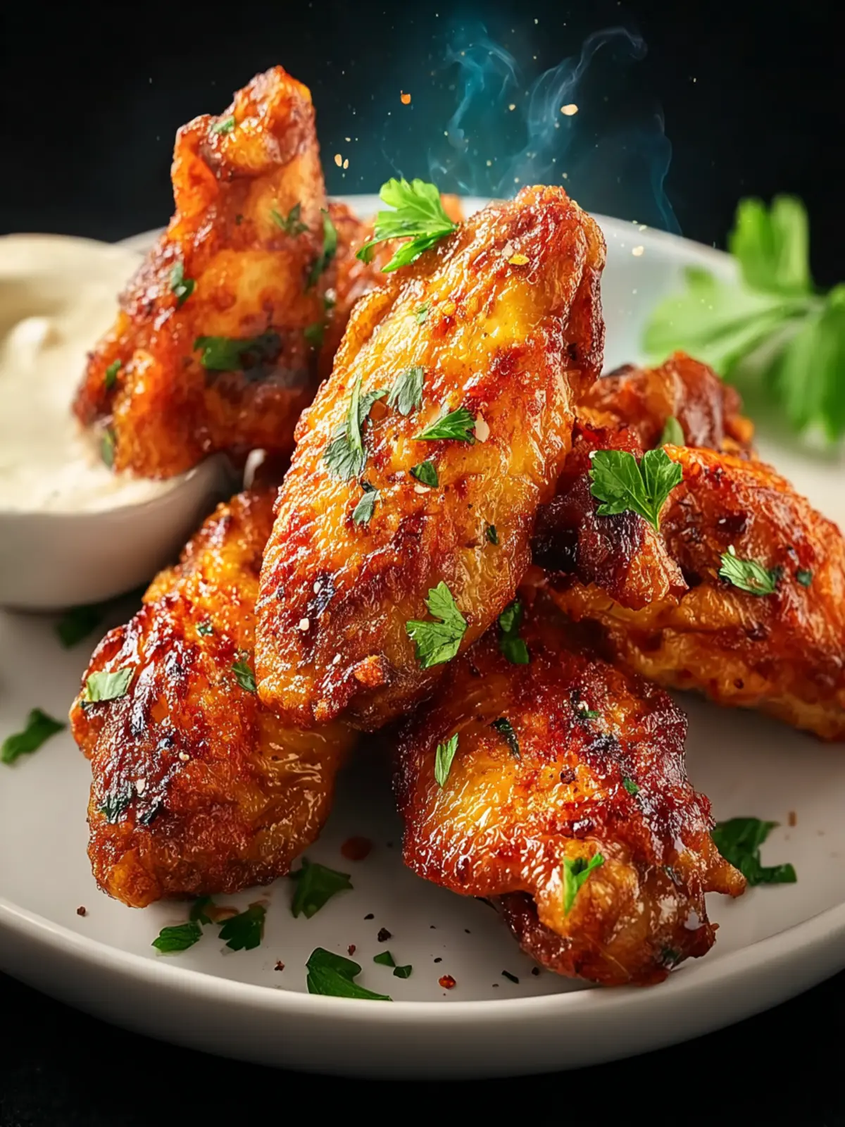 Tasty Air Fryer Chicken Wings First Image