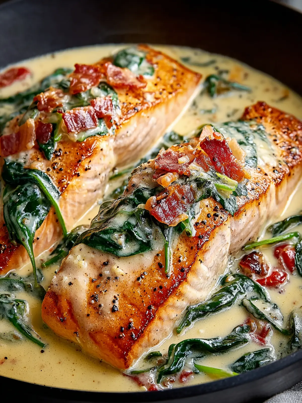 Irresistible Creamy Tuscan Salmon Recipe You’ll Love First Image