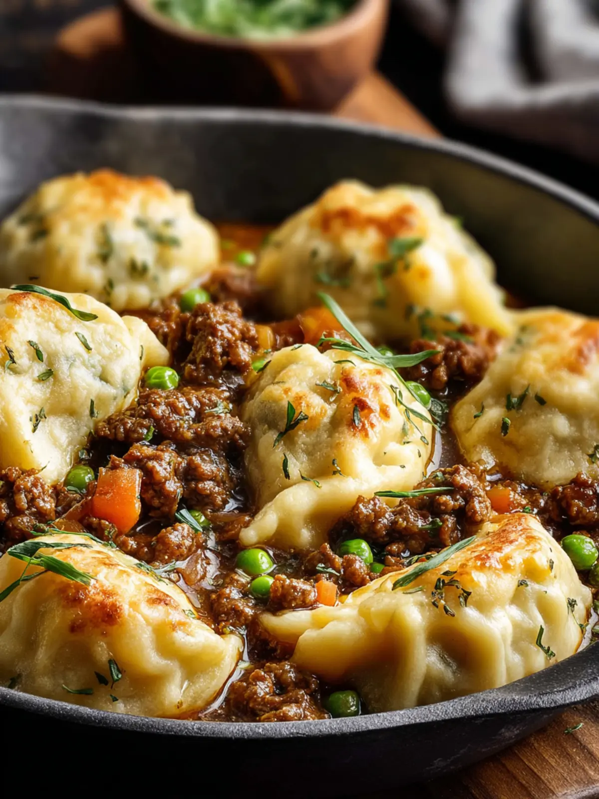 Savory Ground Beef and Dumplings: Comfort in Every Bite First Image