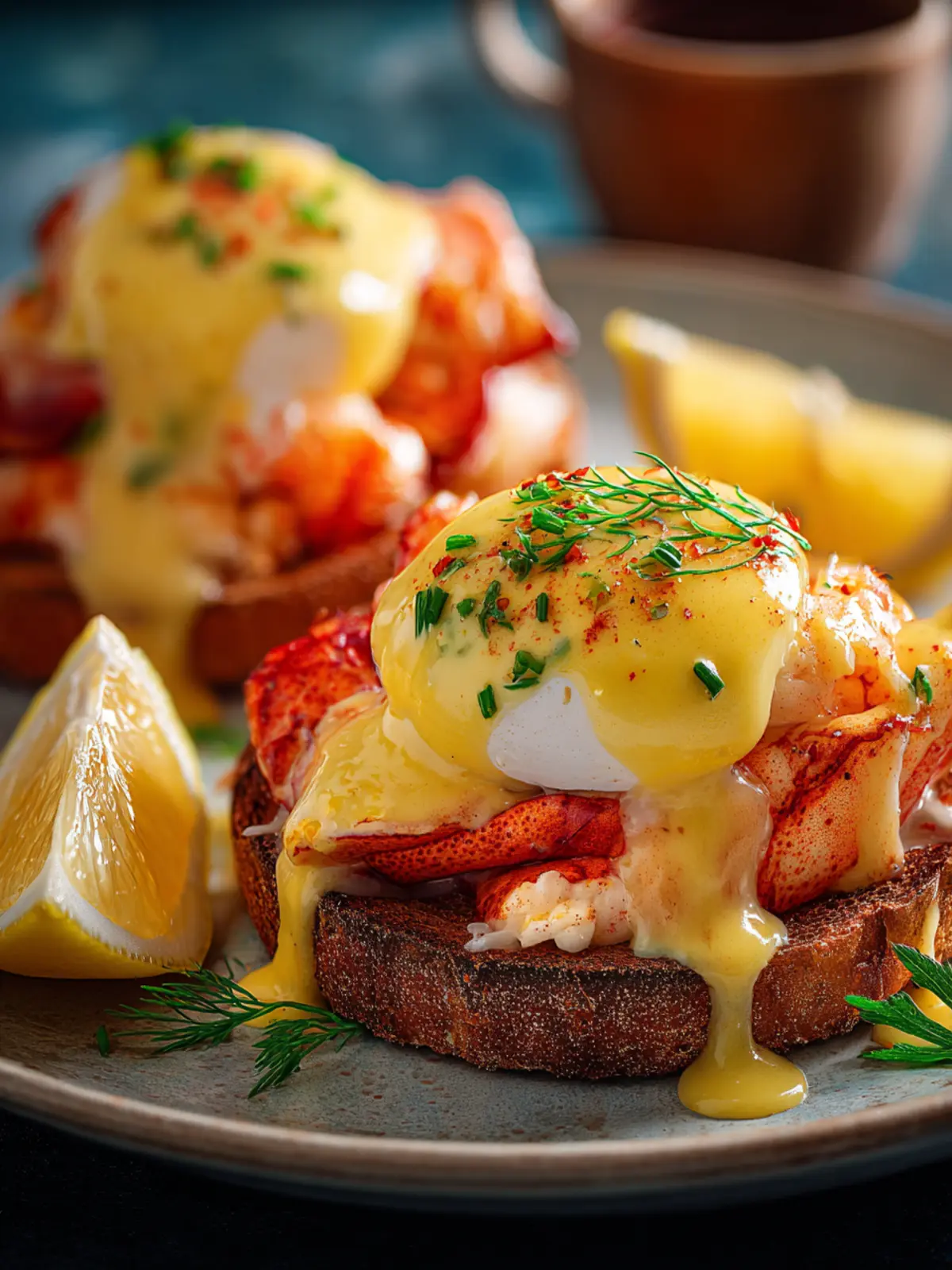 Lobster Eggs Benedict First Image