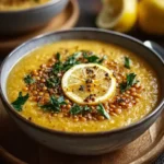 Lebanese Lemon Lentil Soup First Image