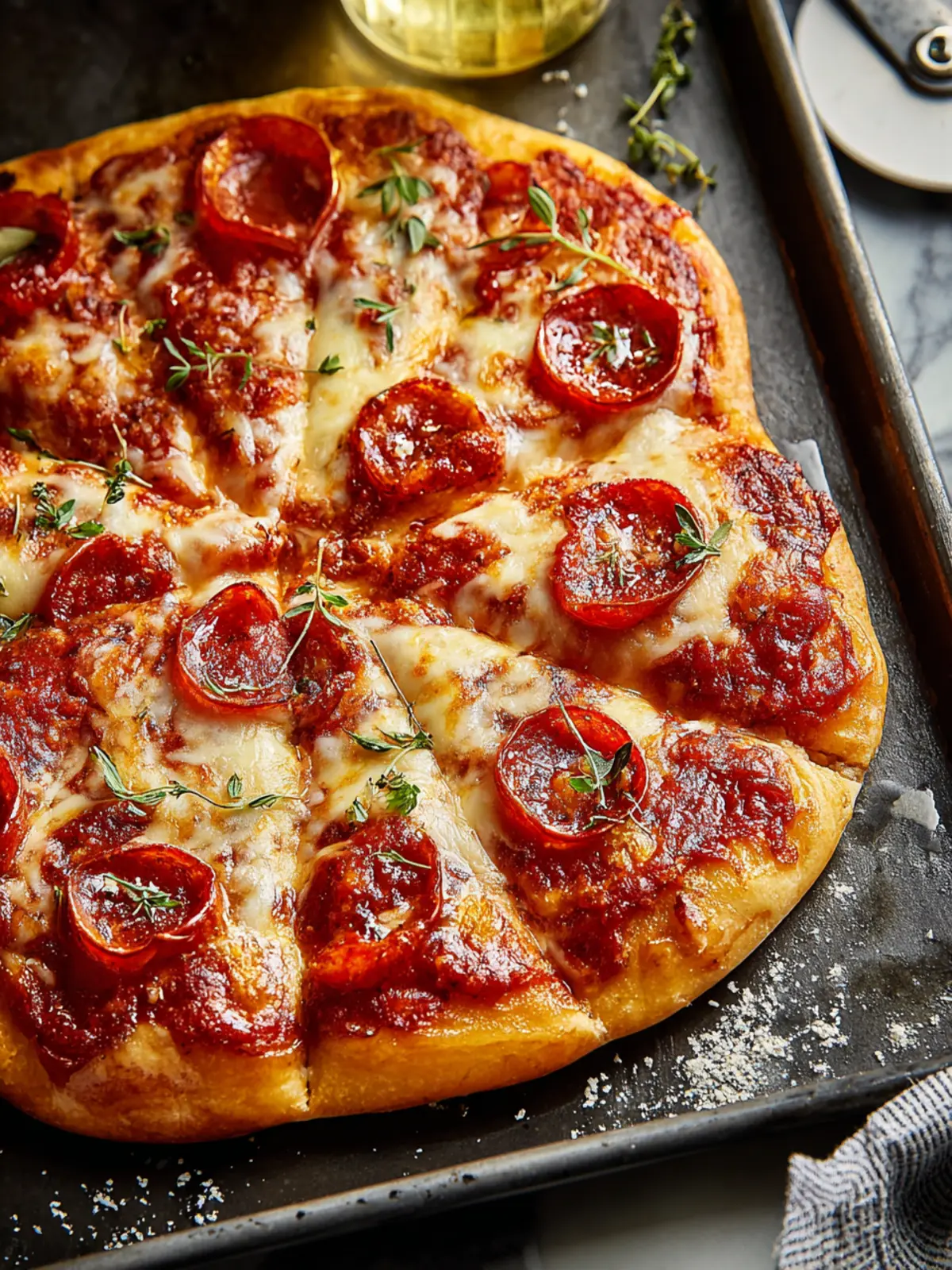 Irresistible Sheet Pan Pizza: Easy & Delicious Recipe First Image