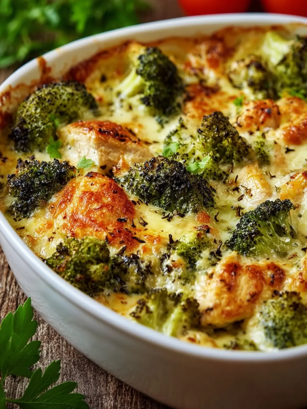 Tuscan Chicken Broccoli Bake Low Carb First Image