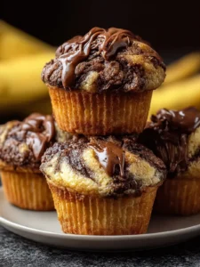 Nutella Banana Swirl Muffins: 9 Irresistible Bakery-Style Bites First Image
