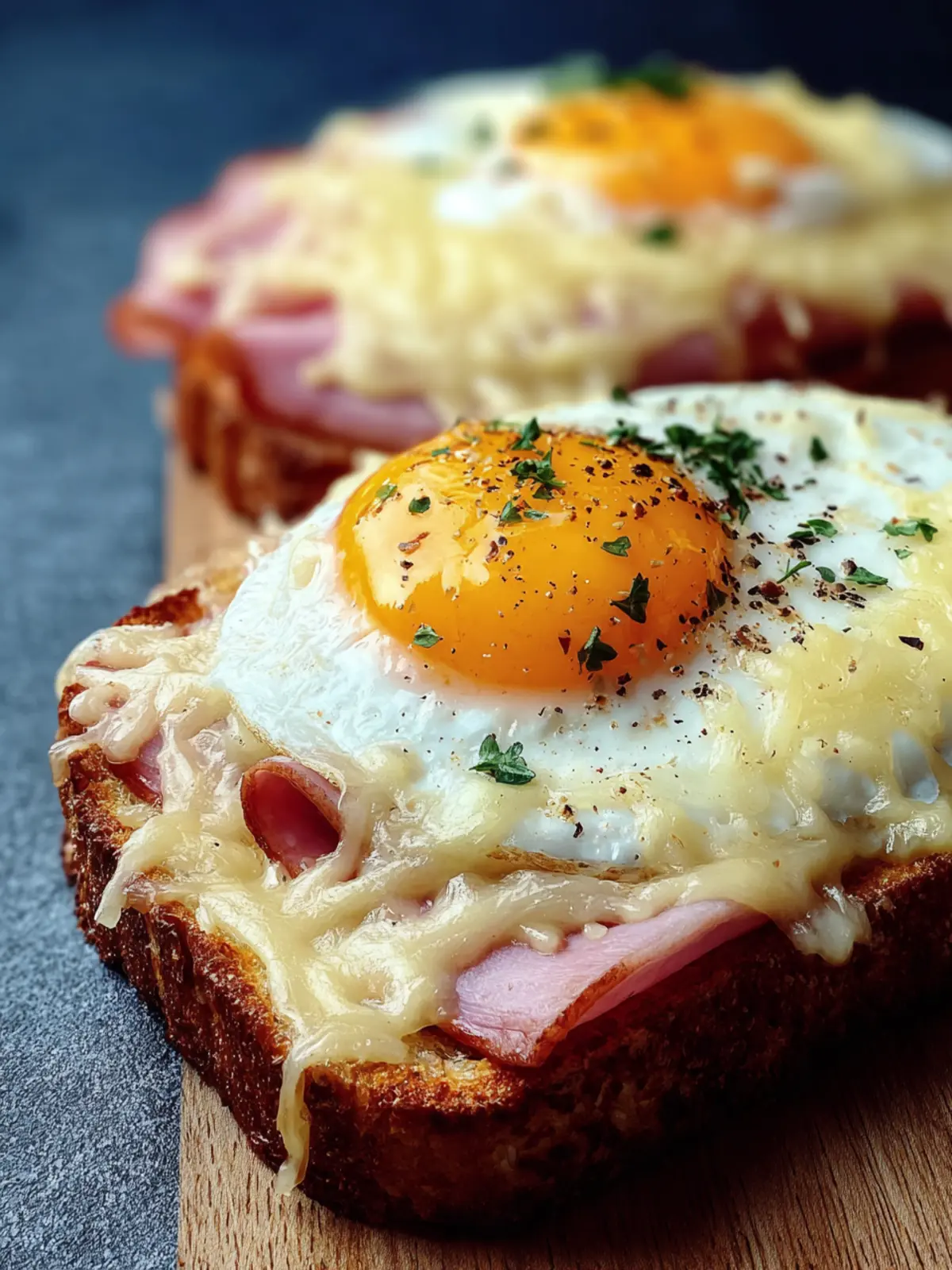 Croque Madame Toast Ham Cheese: A Delicious Twist Awaits! First Image