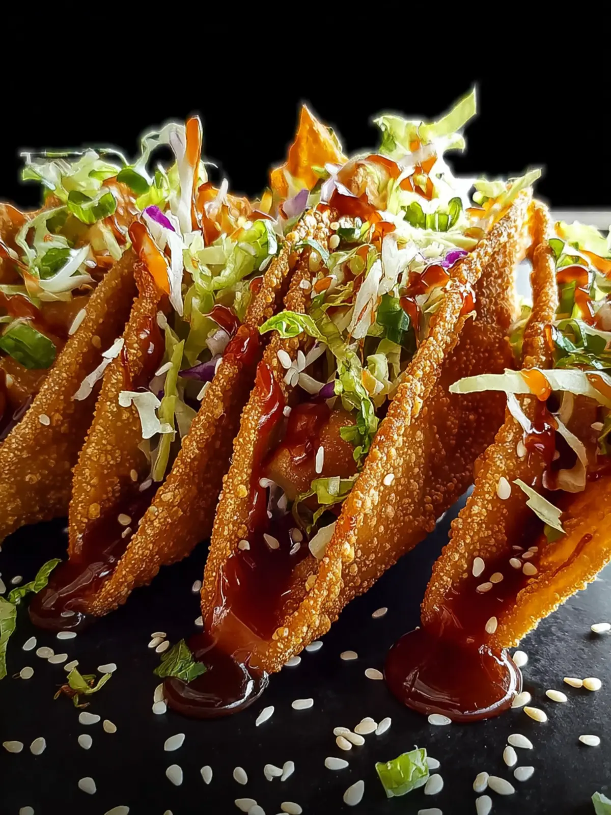 Crispy Chicken Wonton Tacos First Image