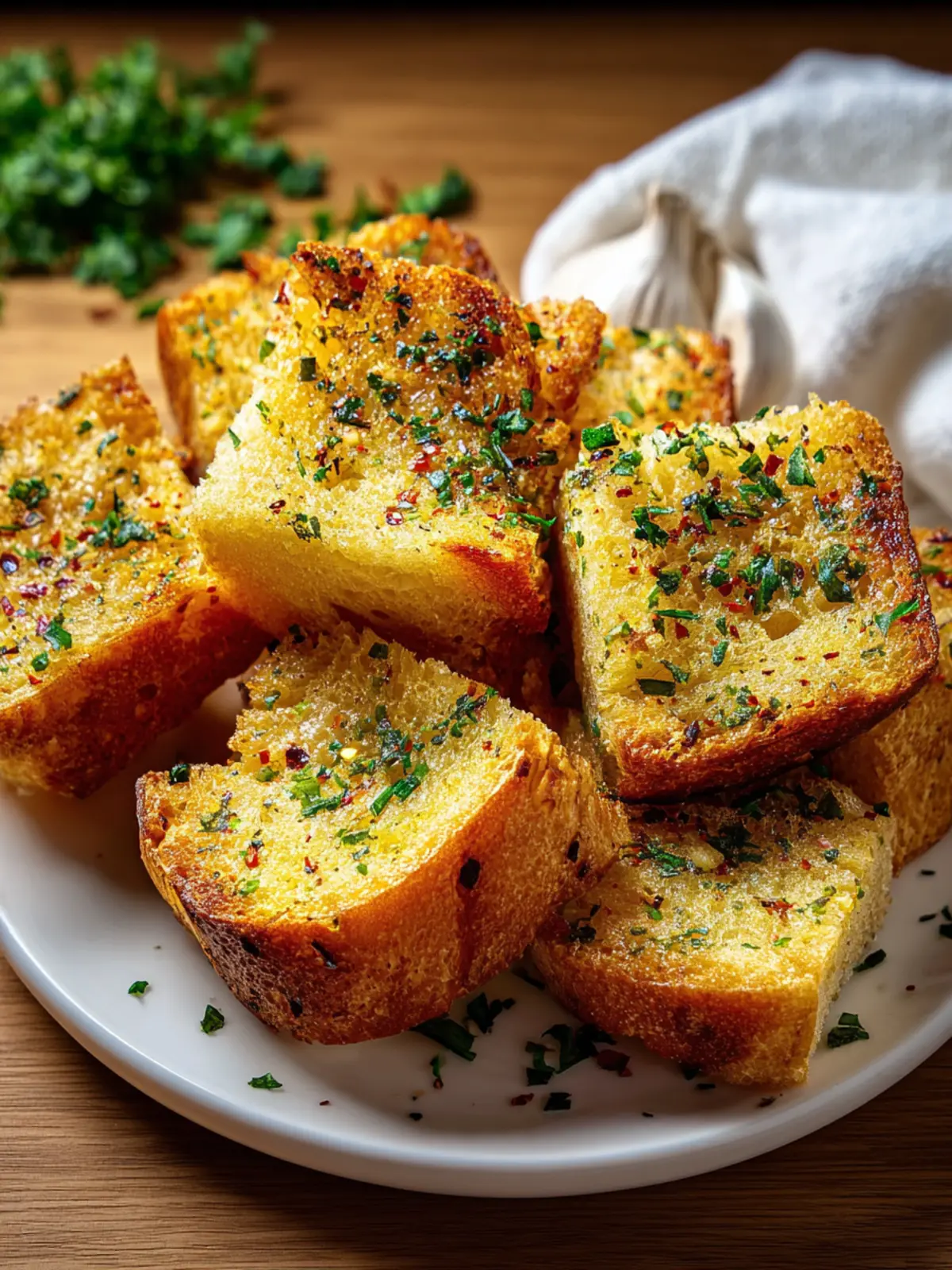 Crispy Air Fryer Garlic Bread in Just 10 Minutes First Image