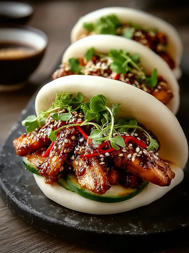 Korean Chicken Bao Buns First Image