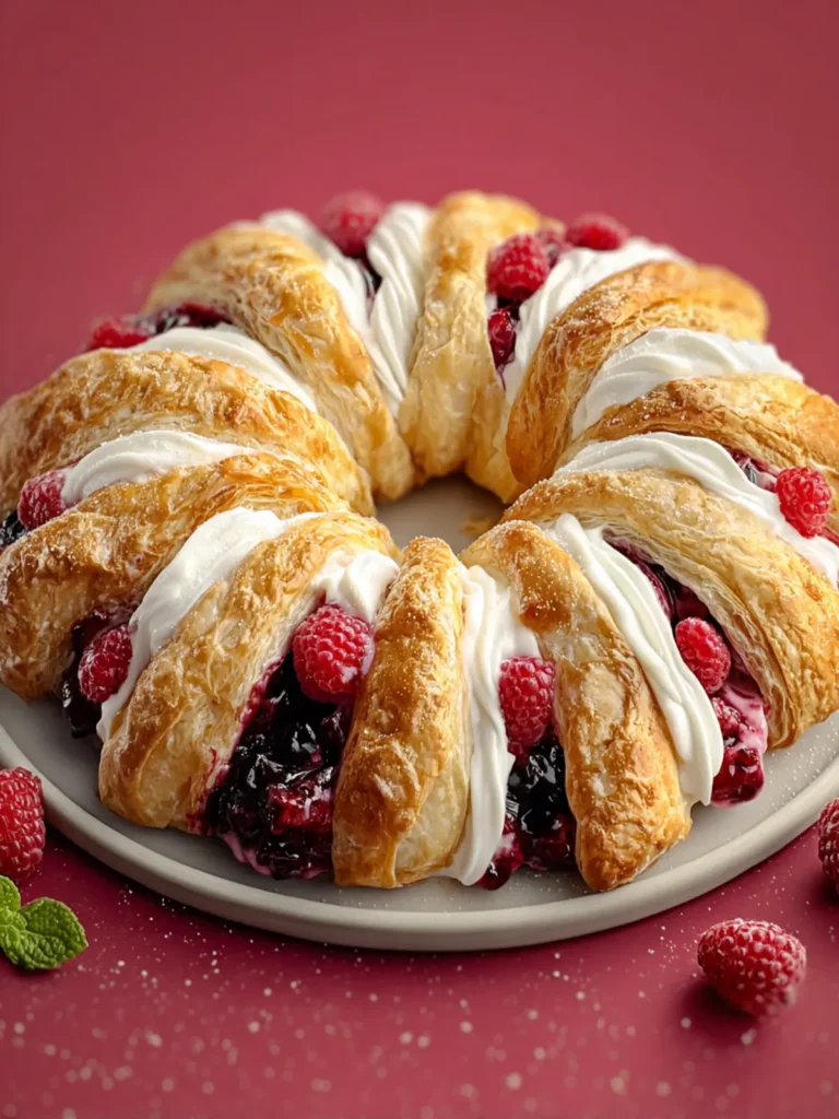 Raspberry Cream Cheese Crescent Ring: 8 Simple Brunch Wins First Image