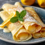 Homemade Lemon Crepes First Image