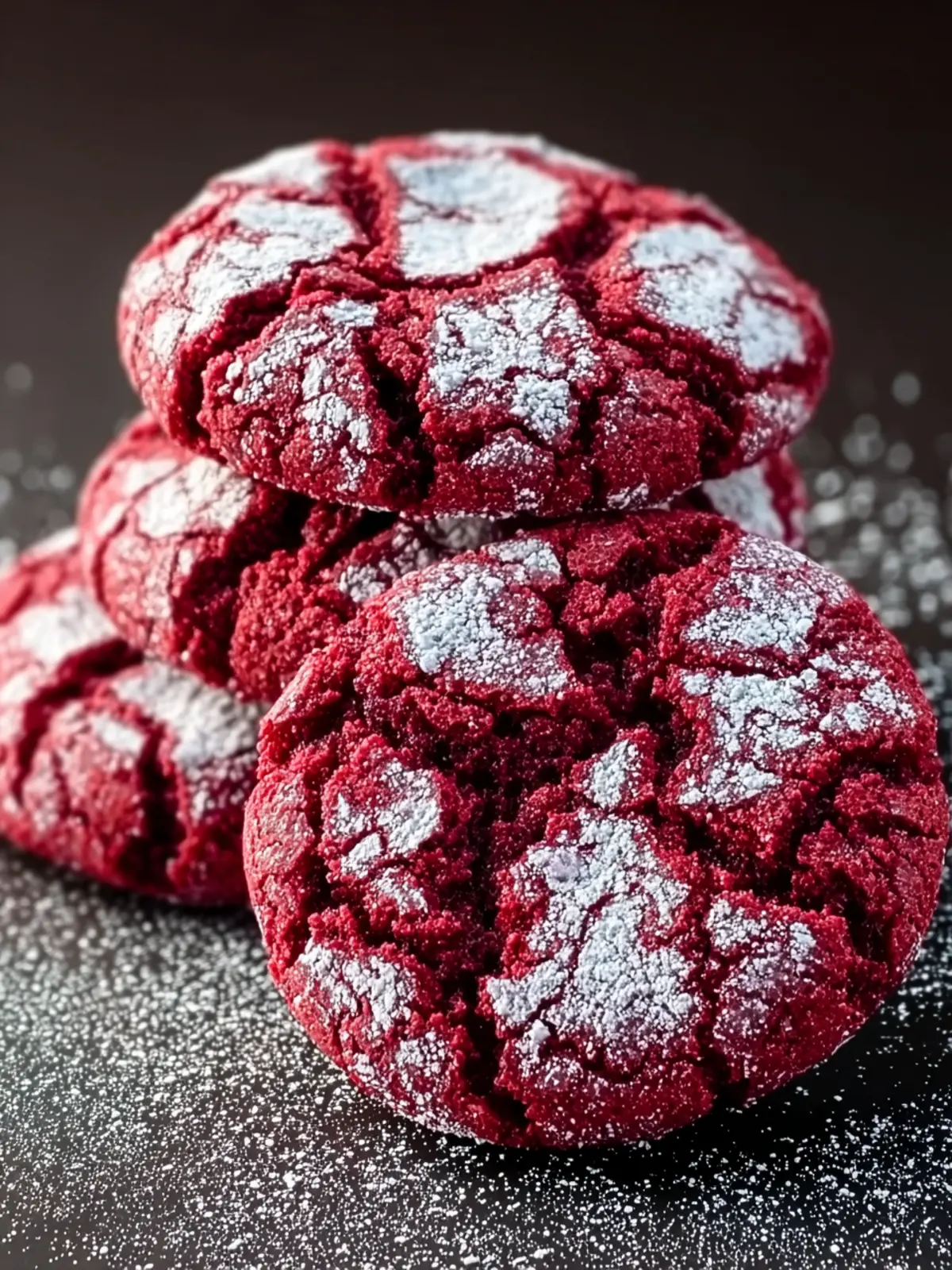 Irresistible Red Velvet Crinkle Cookies Recipe to Impress First Image