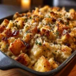 Creamy Potato Stuffing Casserole First Image