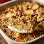 Baked Apple Oatmeal with Greek Yogurt First Image