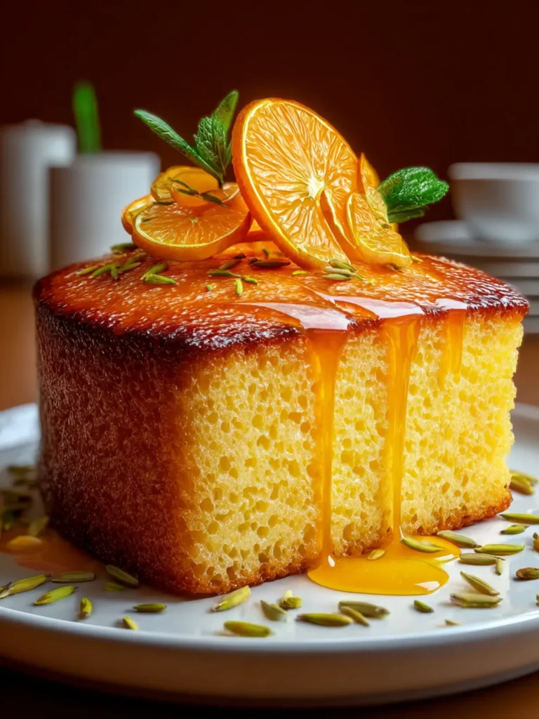 Orange Cardamom Cake First Image