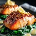 Delightful Baked Salmon Spinach Recipe for a Cozy Meal First Image