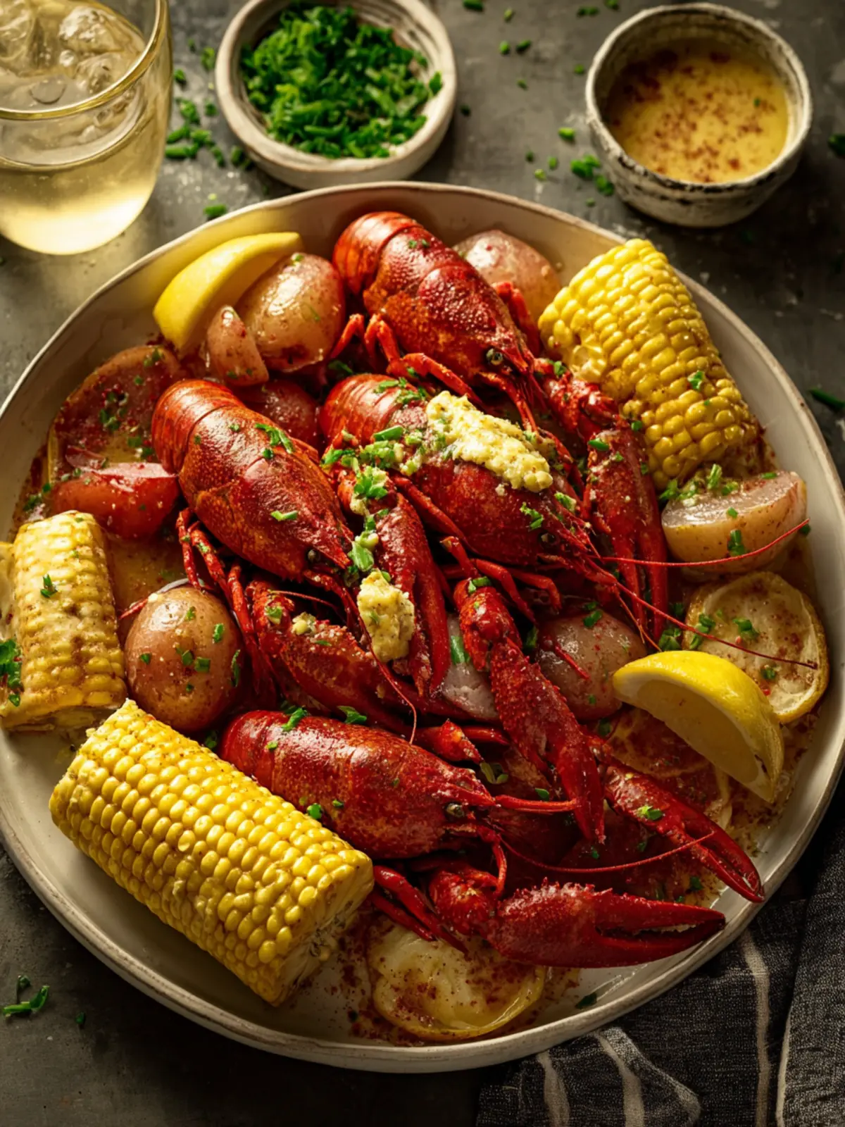 Classic Backyard Crawfish Boil with Cajun Garlic Butter First Image
