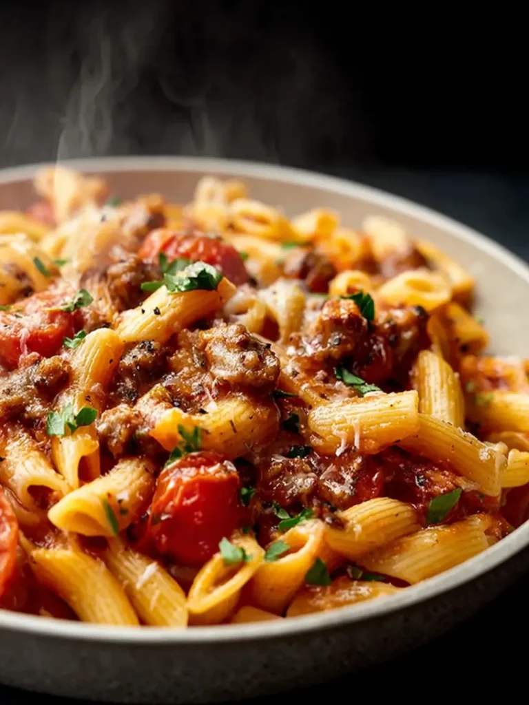 Italian Sausage Pasta First Image