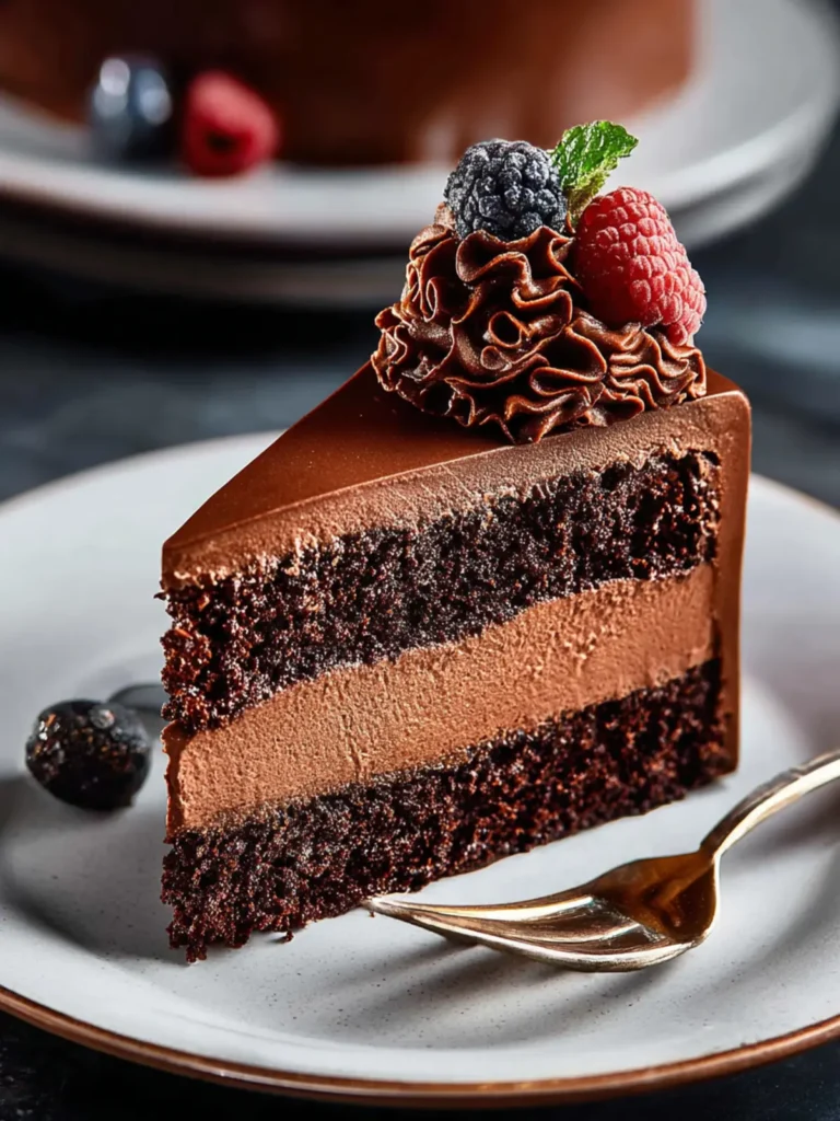 Heavenly Chocolate Mousse Cake Recipe for Blissful Indulgence First Image