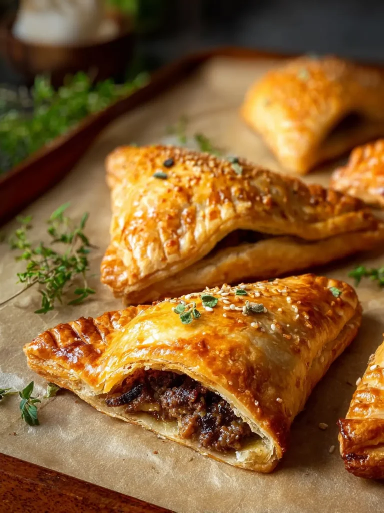 Steakhouse-Style Flaky Beef Hand PIes First Image