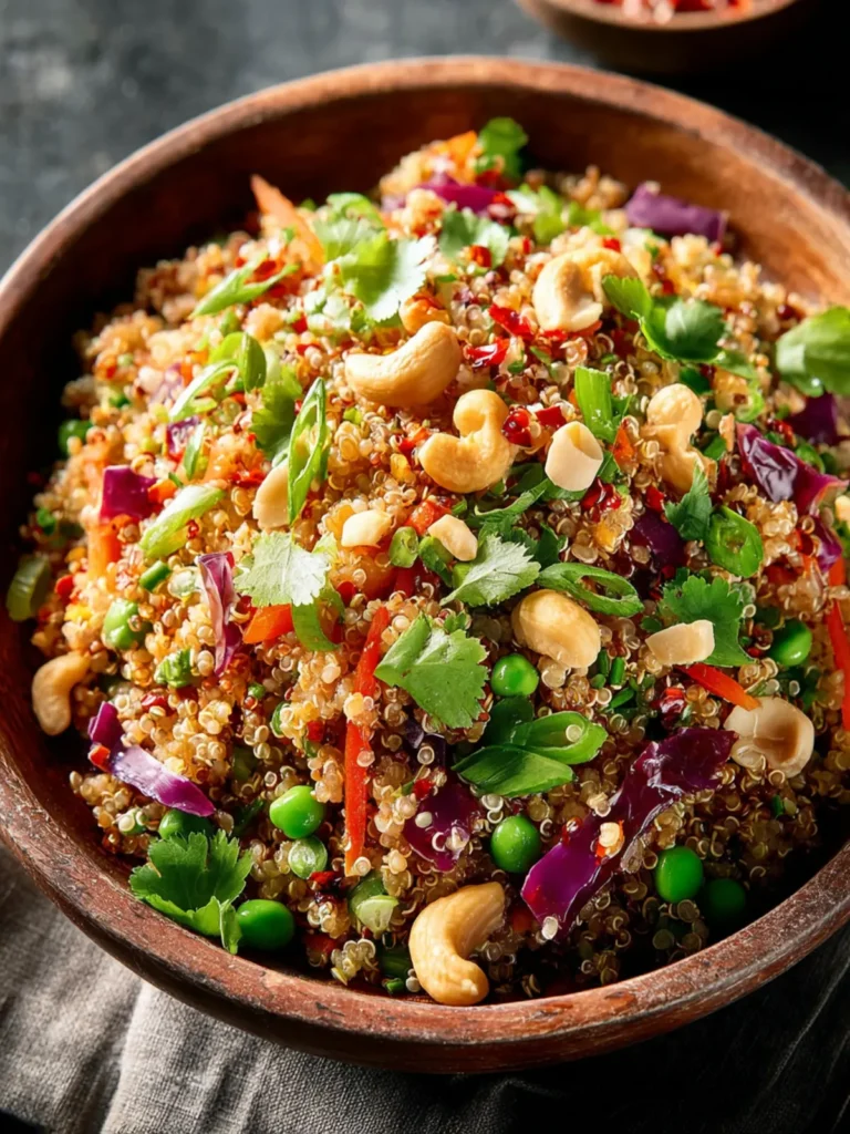 Vibrant Thai Quinoa Salad: A Flavorful Bowl of Joy First Image