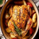dutch oven roast chicken First Image