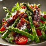 Crispy Beef Prosciutto & Warm Asparagus Spring Salad First Image