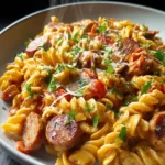 20-Minute One-Pot Creamy Cajun Sausage Pasta First Image