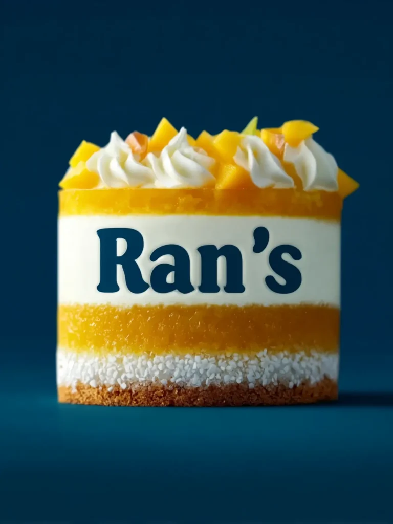 Mini Mango Yuzu Chantilly Cake: A Tropical Sweet Escape First Image