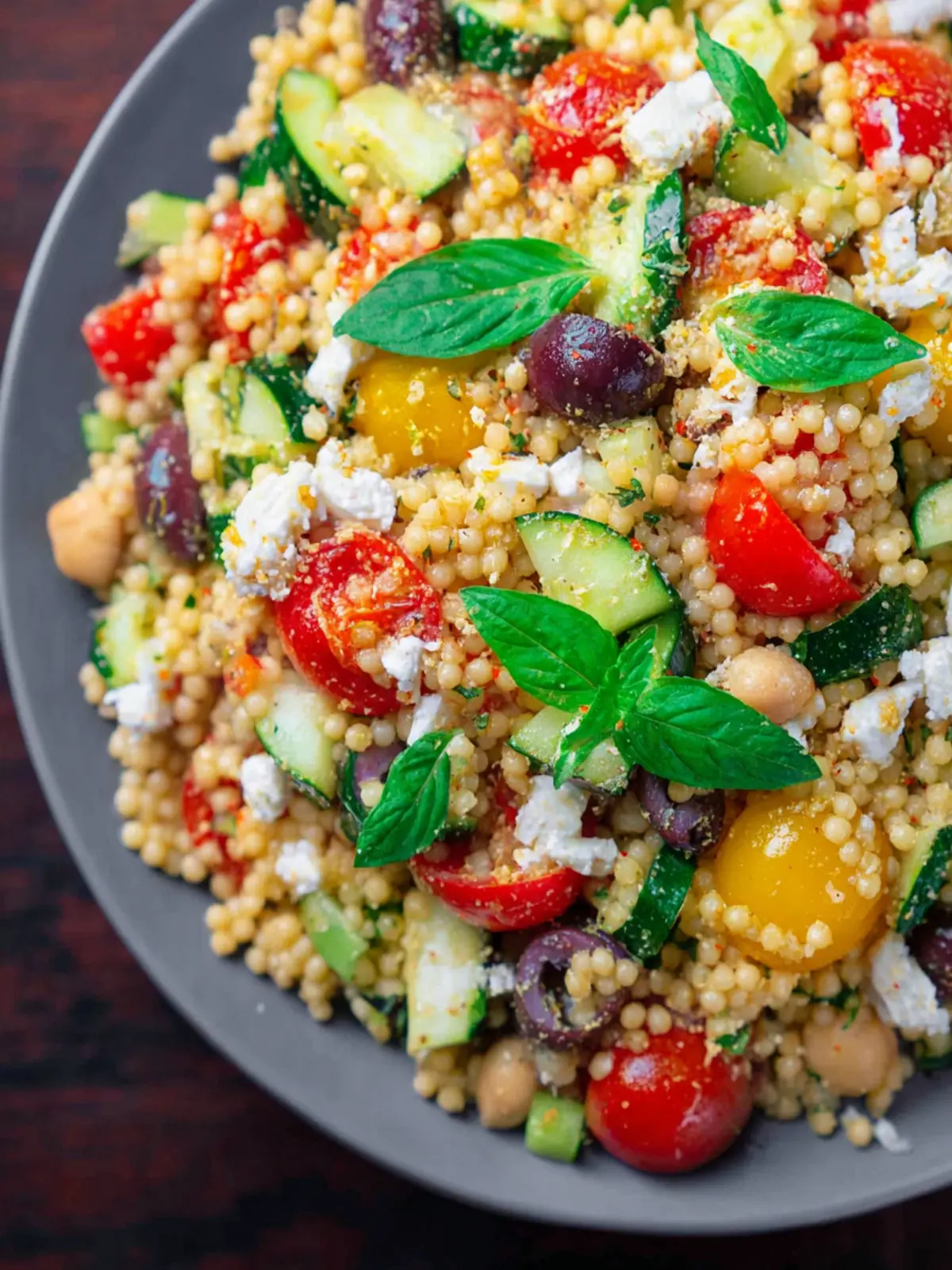 Best Mediterranean Couscous Salad (Easy 25 Minute Recipe) First Image