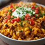 Loaded Taco Pasta Bake First Image