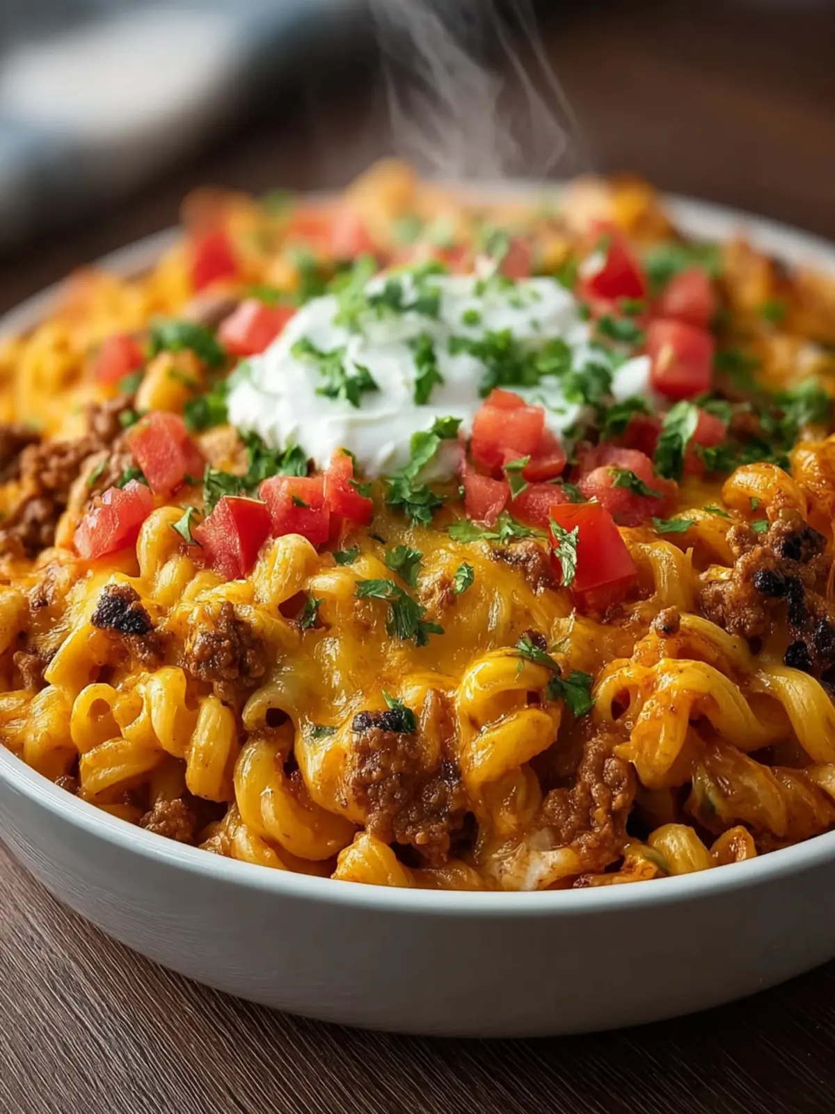 Loaded Taco Pasta Bake First Image