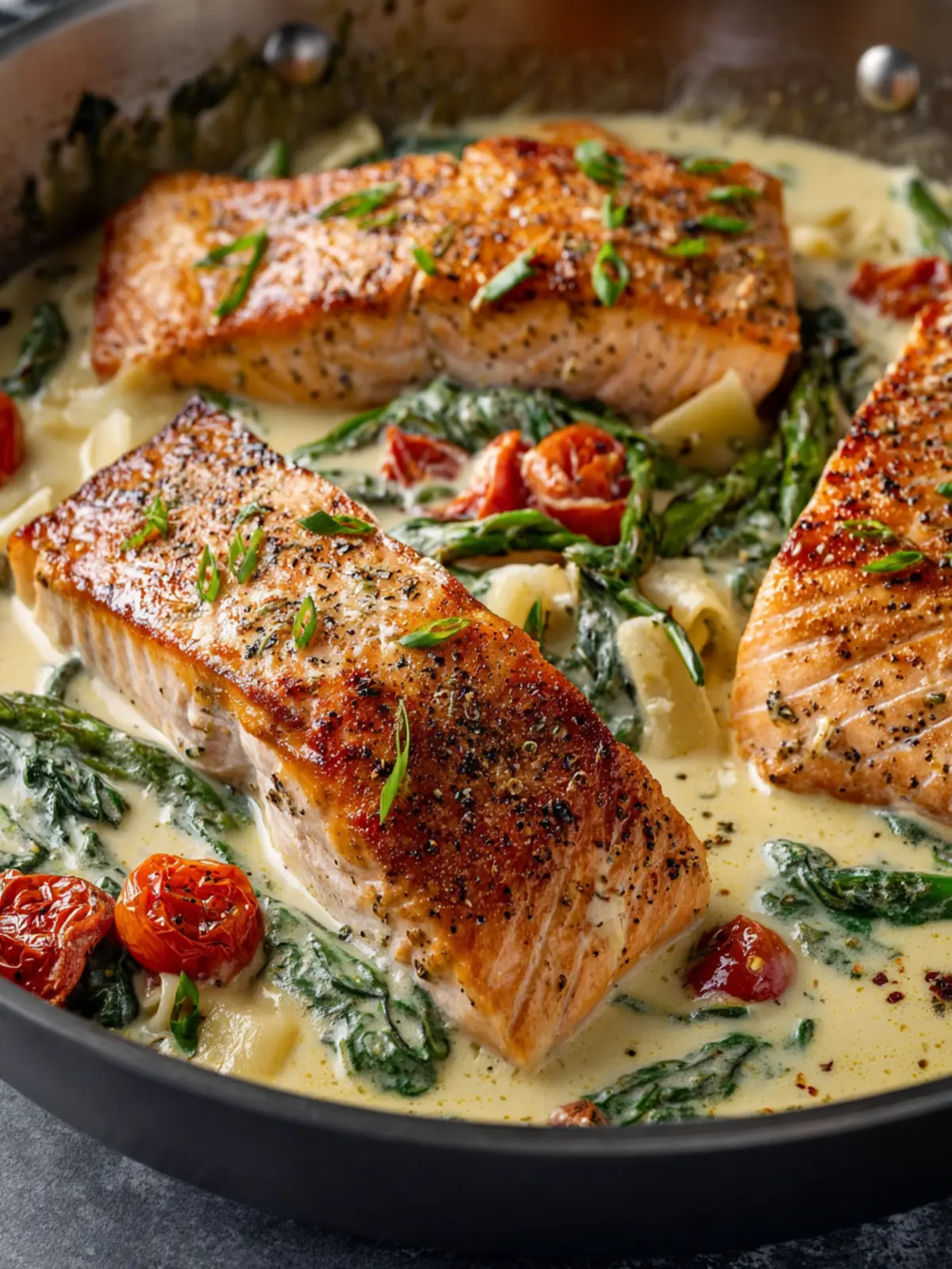Creamy Tuscan Garlic Salmon (30-Minute Skillet Dinner) First Image