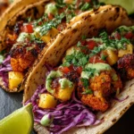 Vegan Smoky BBQ Cauliflower Tacos First Image