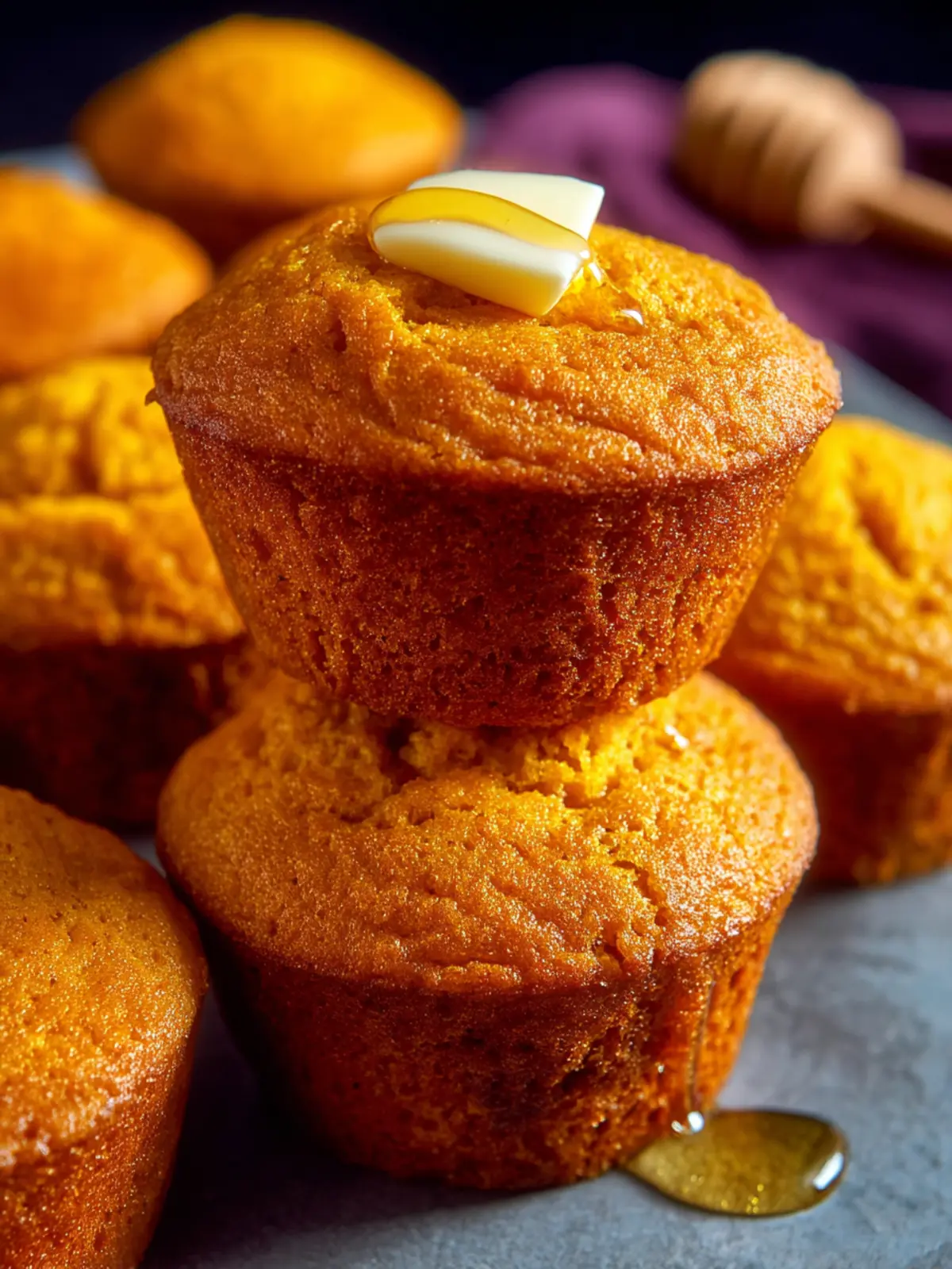 Jiffy Sweet Potato Cornbread Muffins First Image