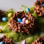 Chocolate Birds Nest – No Bake Easter Cookies Recipe! First Image
