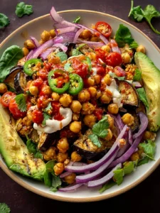 Eggplant Chickpea Taco Bowls: Flavor Explosion Awaits First Image