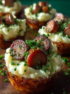 Crispy St. Patrick’s Irish Bangers & Mash Cups for Festive Fun First Image