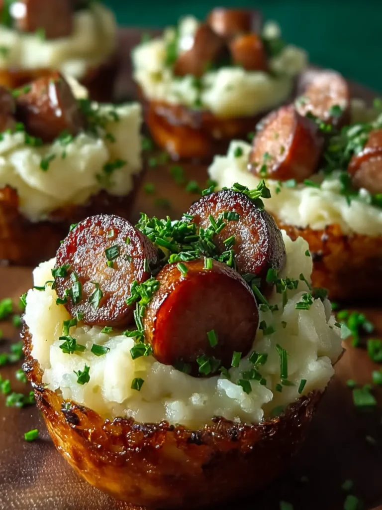 Crispy St. Patrick’s Irish Bangers & Mash Cups for Festive Fun First Image