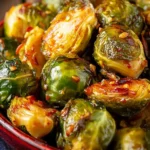 Sweet Chili Roasted Brussels Sprouts First Image