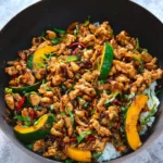 Asian Ground Chicken Stir Fry First Image