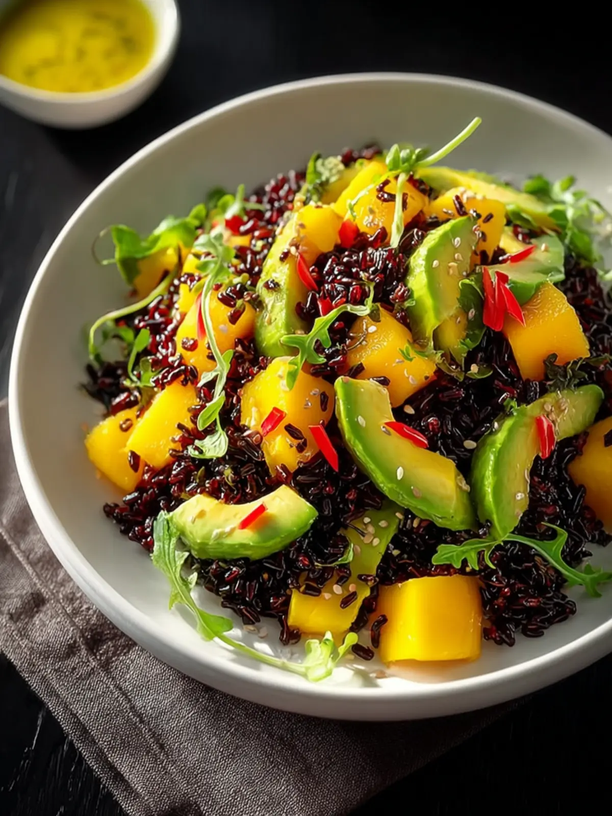Bright Mango Avocado Black Rice Salad: A Zesty Delight You’ll Love