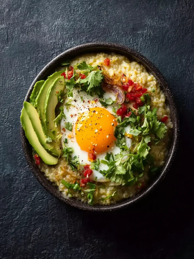 Simple Savory Avocado Oatmeal First Image